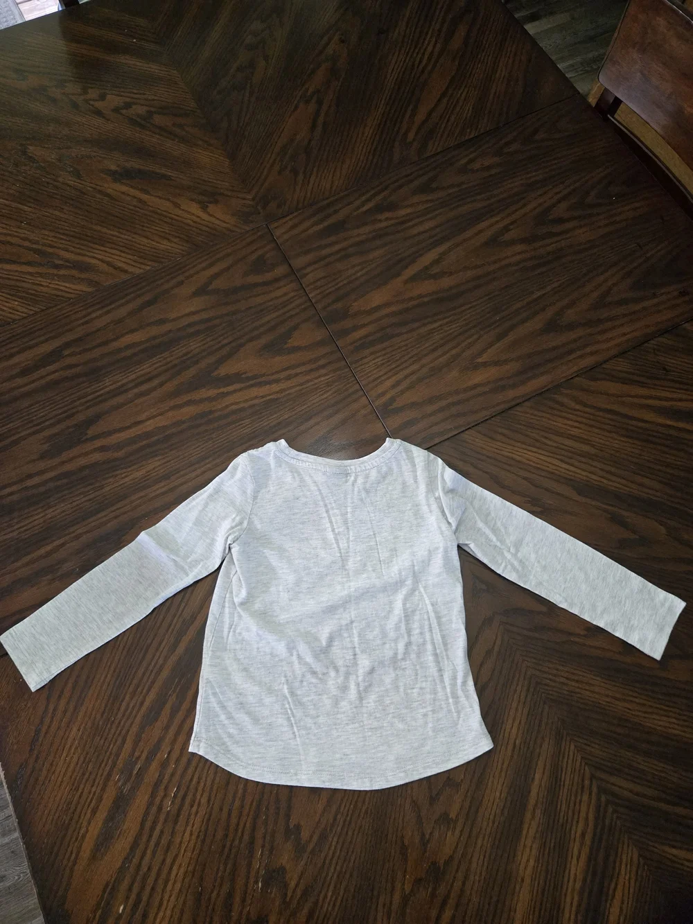 PUMA Light Gray Top & Navy Leggings with Pink Logo - Picture 4 of 7